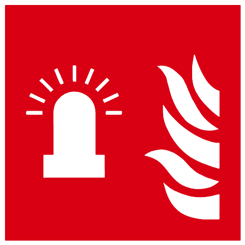 Feu clignotant d'alarme incendie